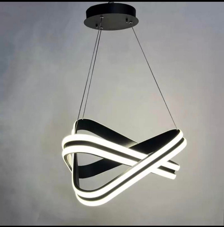 لوستر مدرن مثلثی سه لاین 120 وات ریموت دار