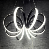 لوستر مدرن گل 100 وات ریموت دار